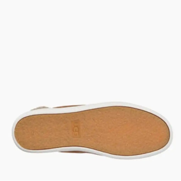 UGG Olive High Top Sneakers Chestnut Tan size 9.5 - Picture 6 of 11